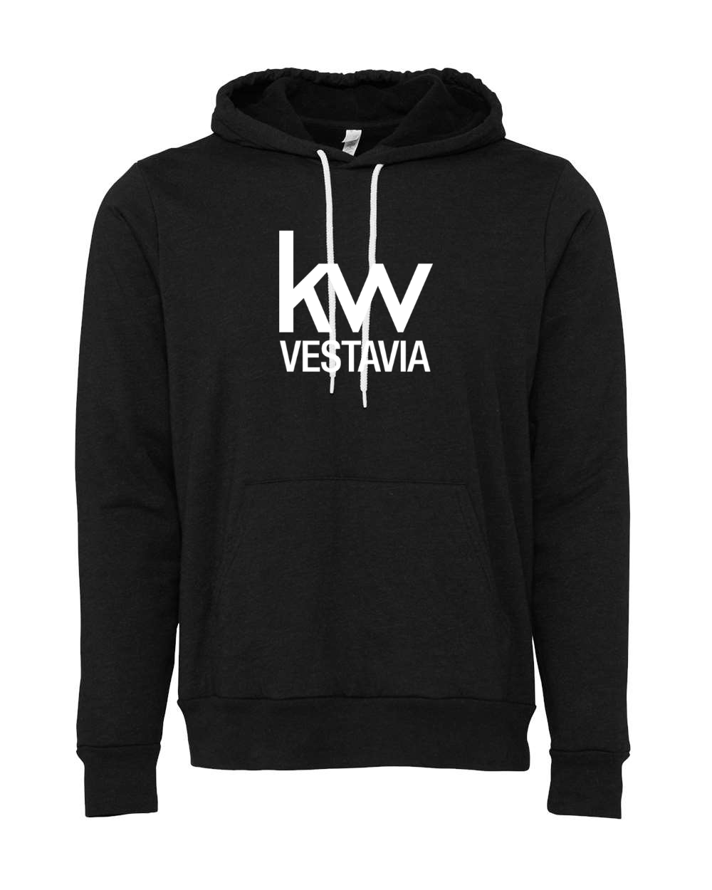 Hoodie - Black Heather- KW Vestavia Square logo