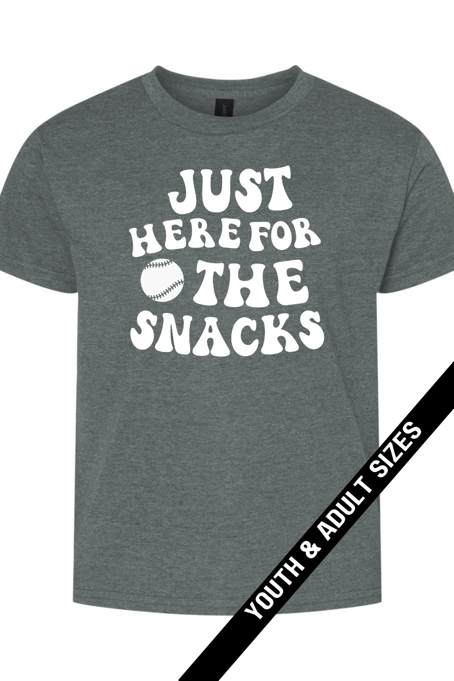 Here For The Snacks Tee | (fundraiser)