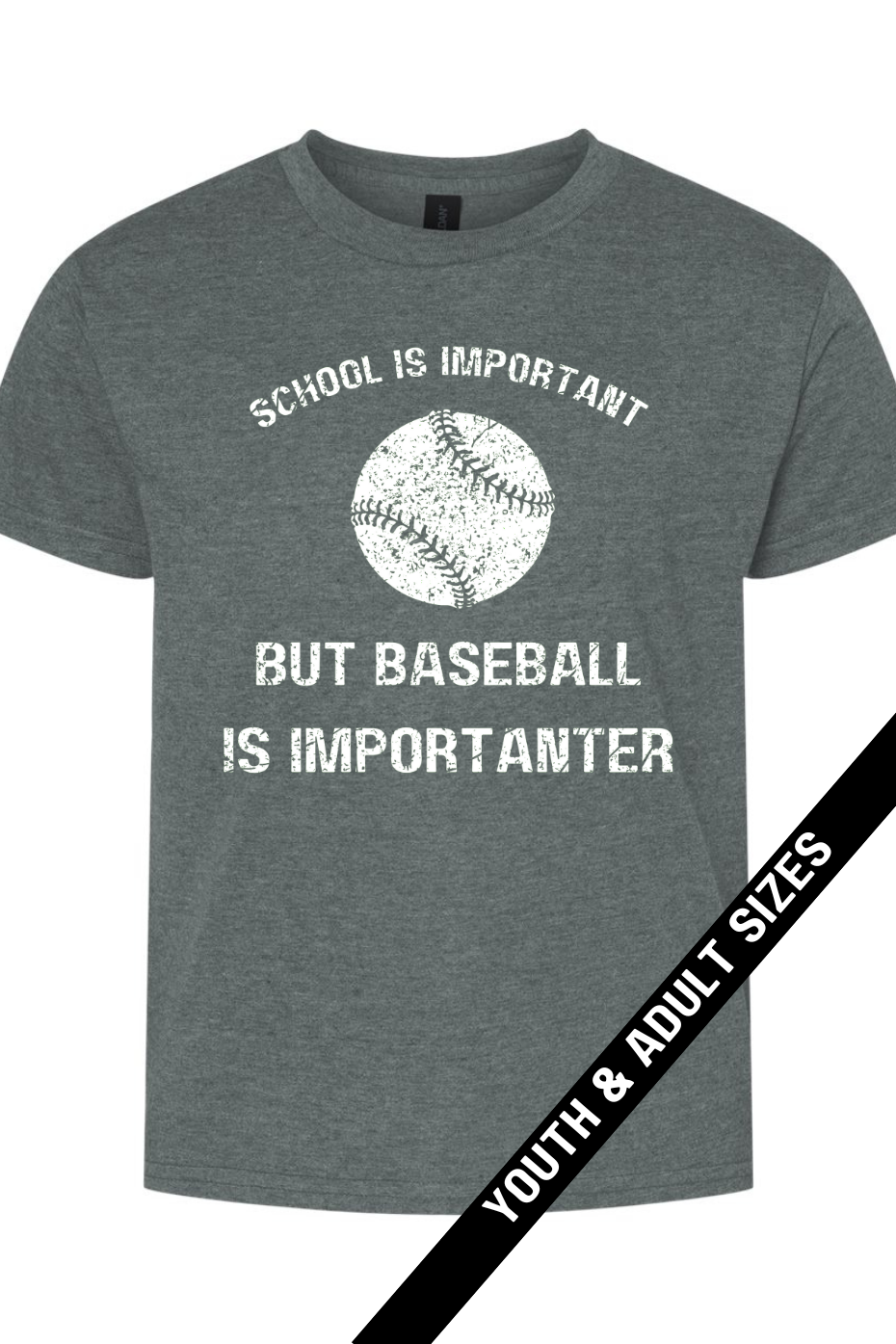 Baseball Is Importanter Tee | (fundraiser)