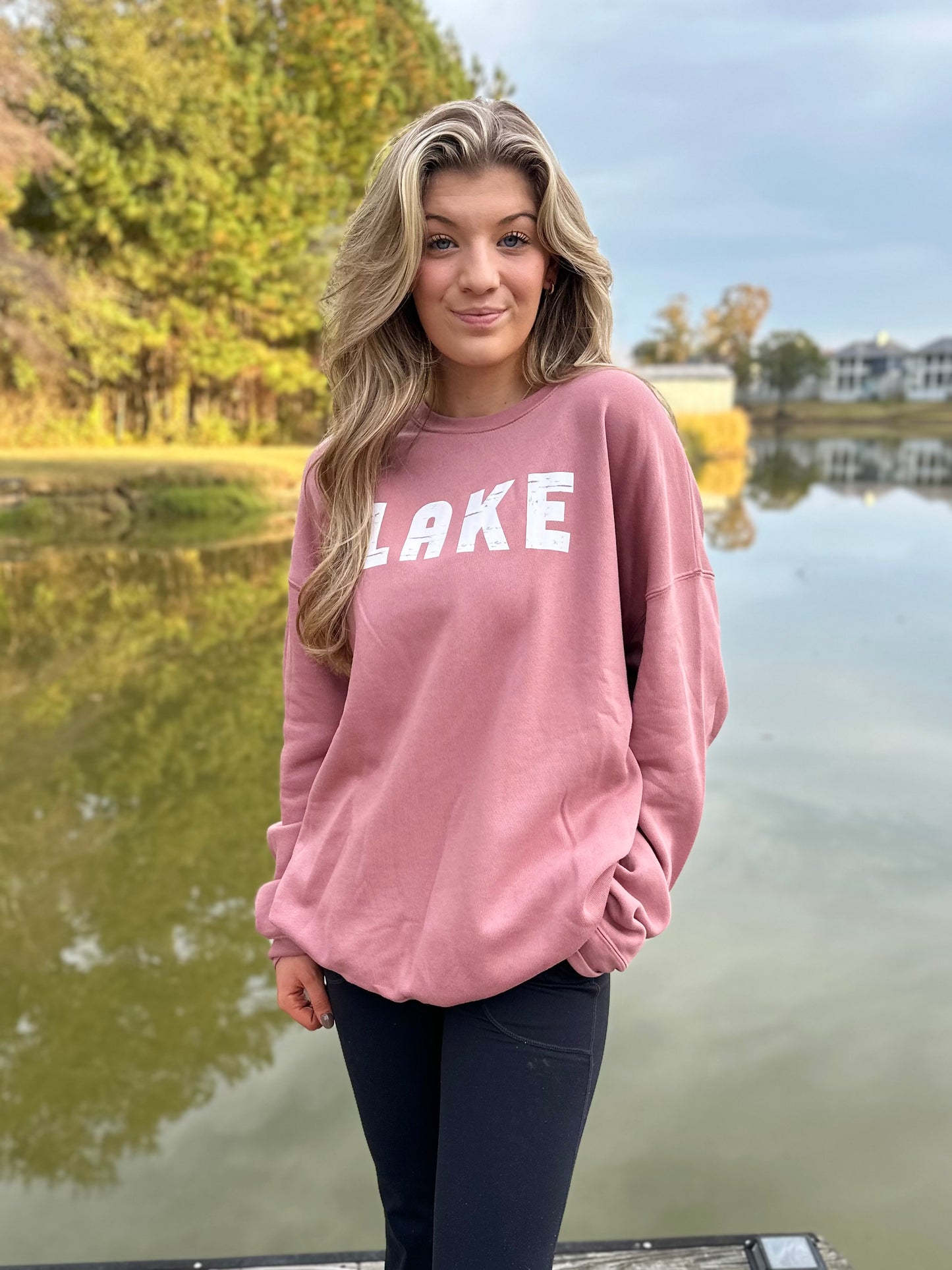 Lake Sweatshirt | Mauve
