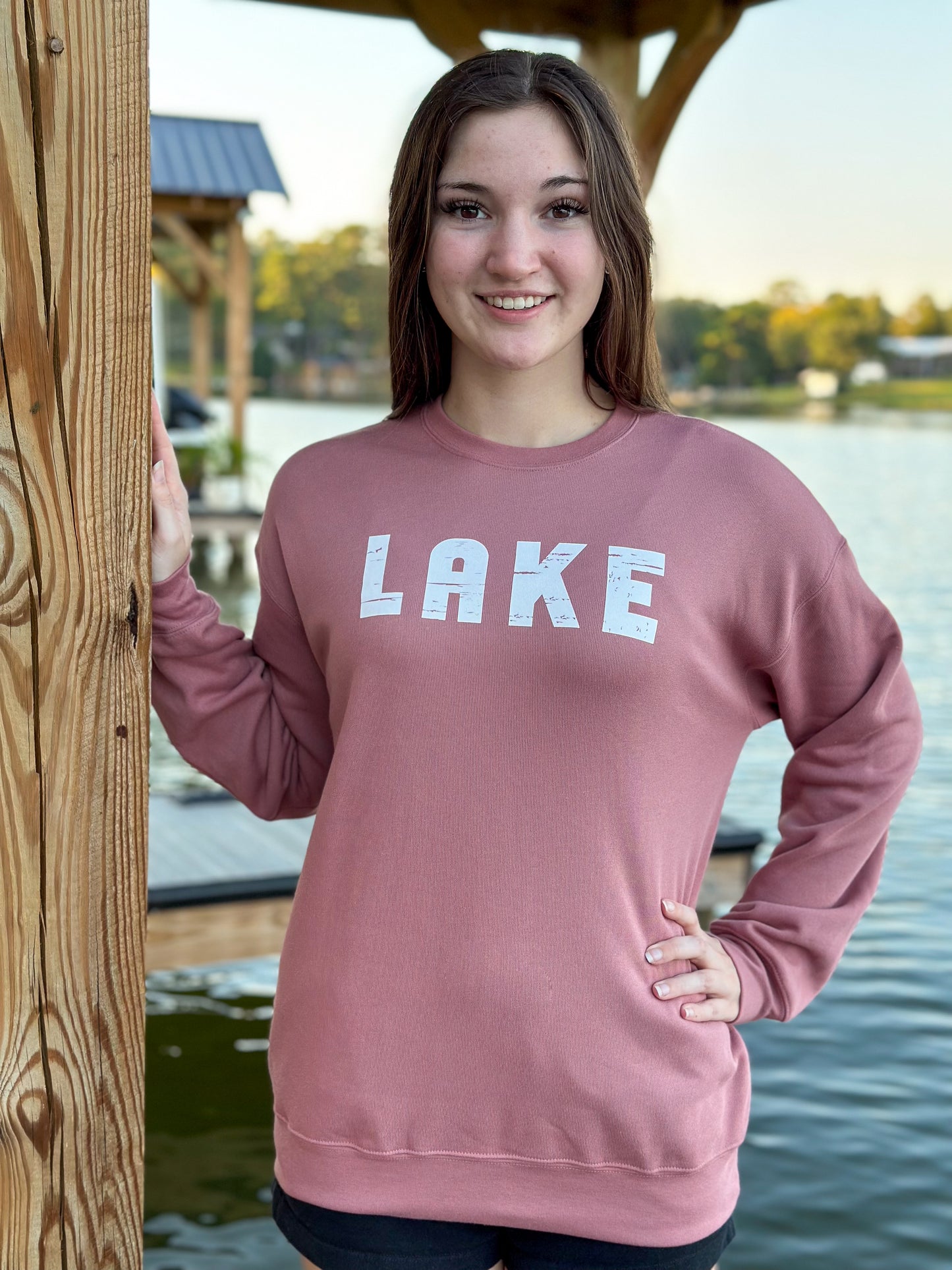 Lake Sweatshirt | Mauve