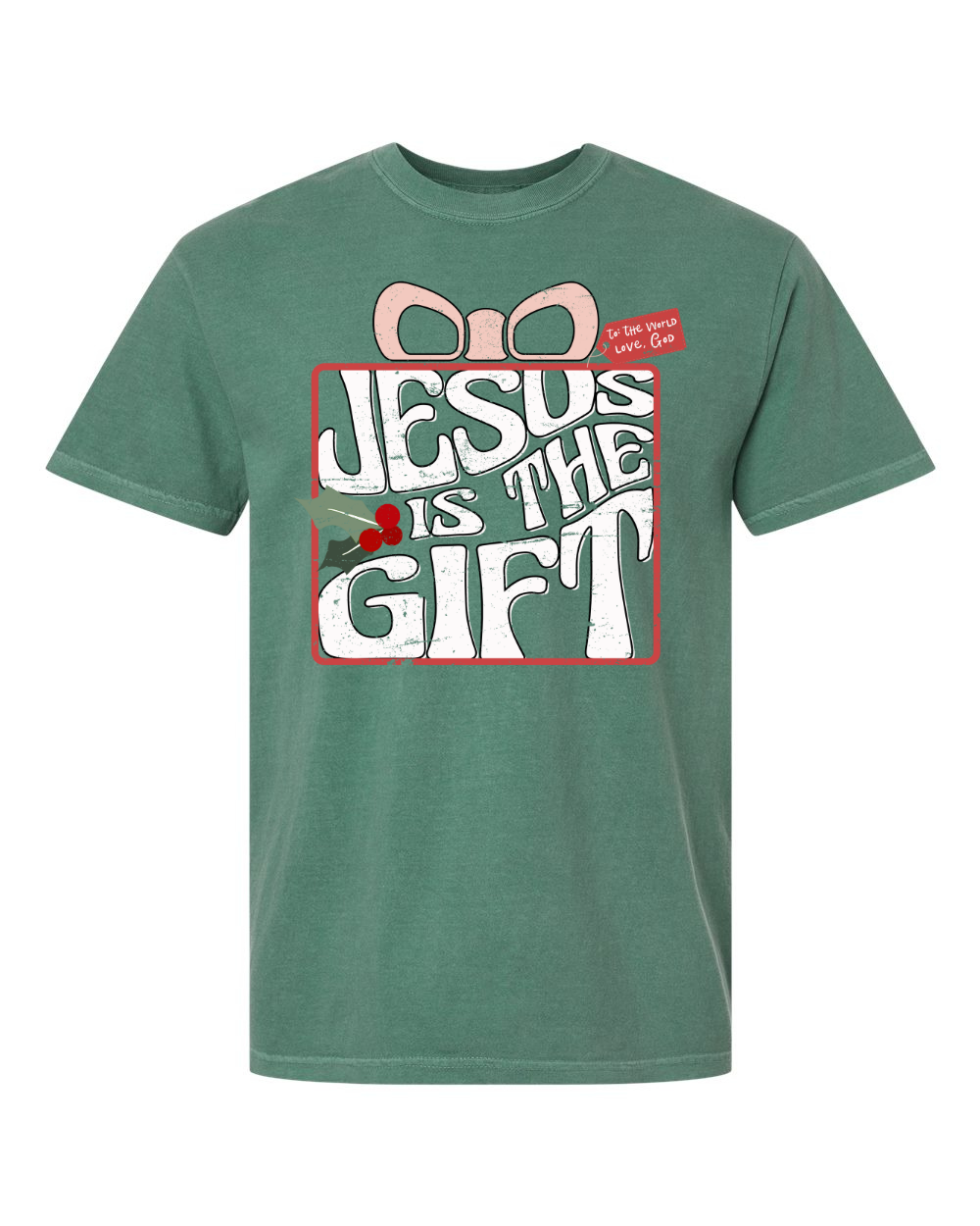 Jesus Is The Gift Tee | Green