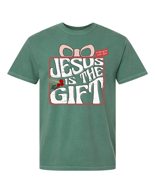 Jesus Is The Gift Tee | Green