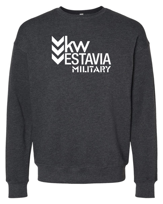 Crewneck Sweatshirt - Dark Grey Heather- Vestavia Military