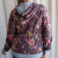 Plus Size Floral Hoodie