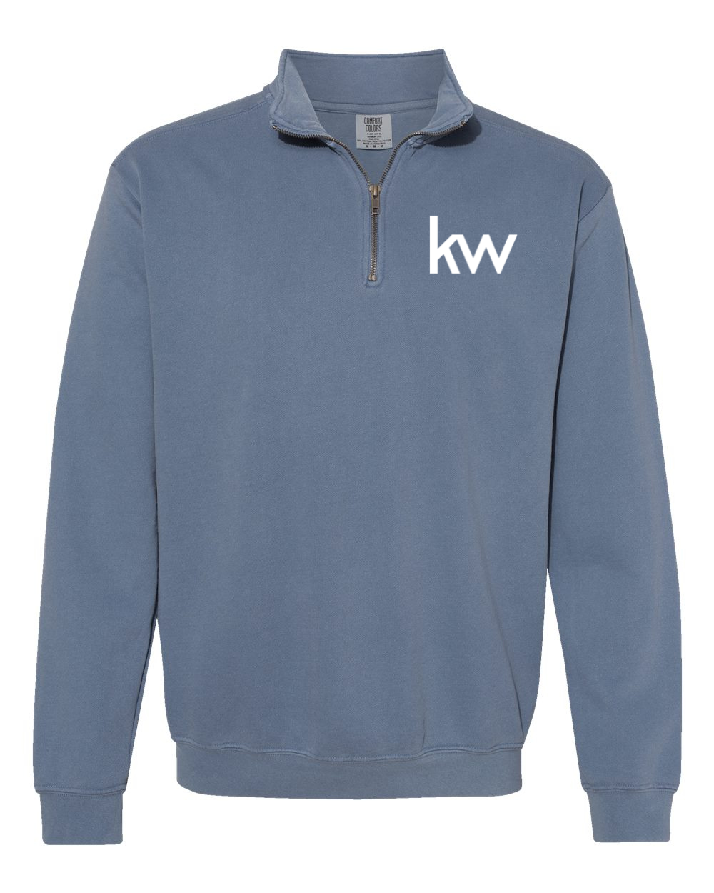 Comfort Colors Quarter Zip Sweatshirt - KW Logo