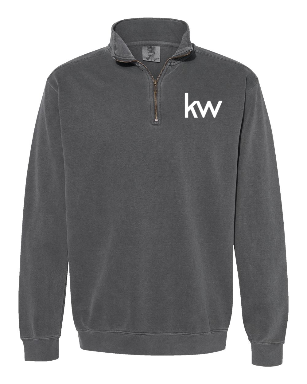 Comfort Colors Quarter Zip Sweatshirt - KW Logo