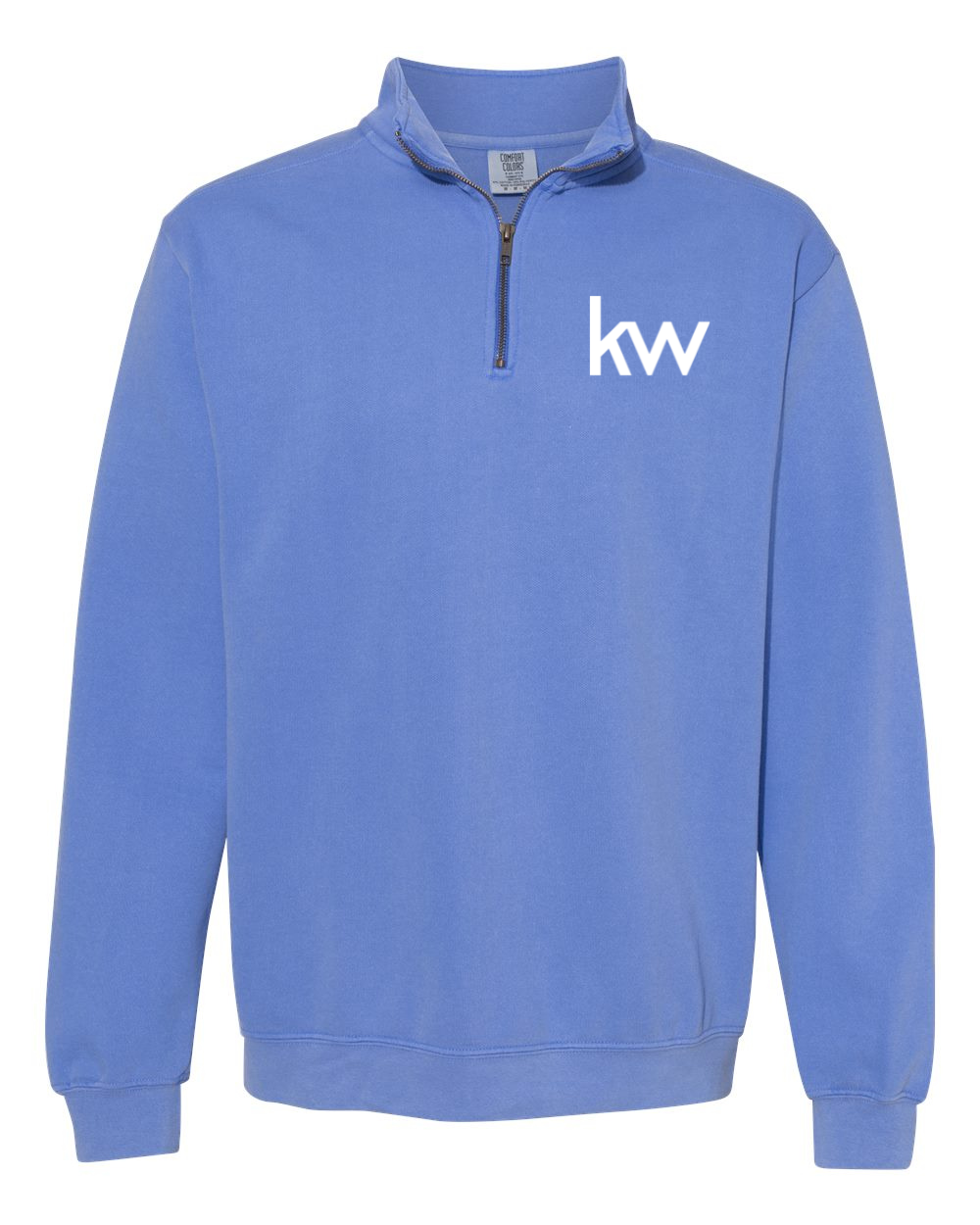 Comfort Colors Quarter Zip Sweatshirt - KW Logo