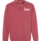 Comfort Colors Quarter Zip Sweatshirt - KW Logo