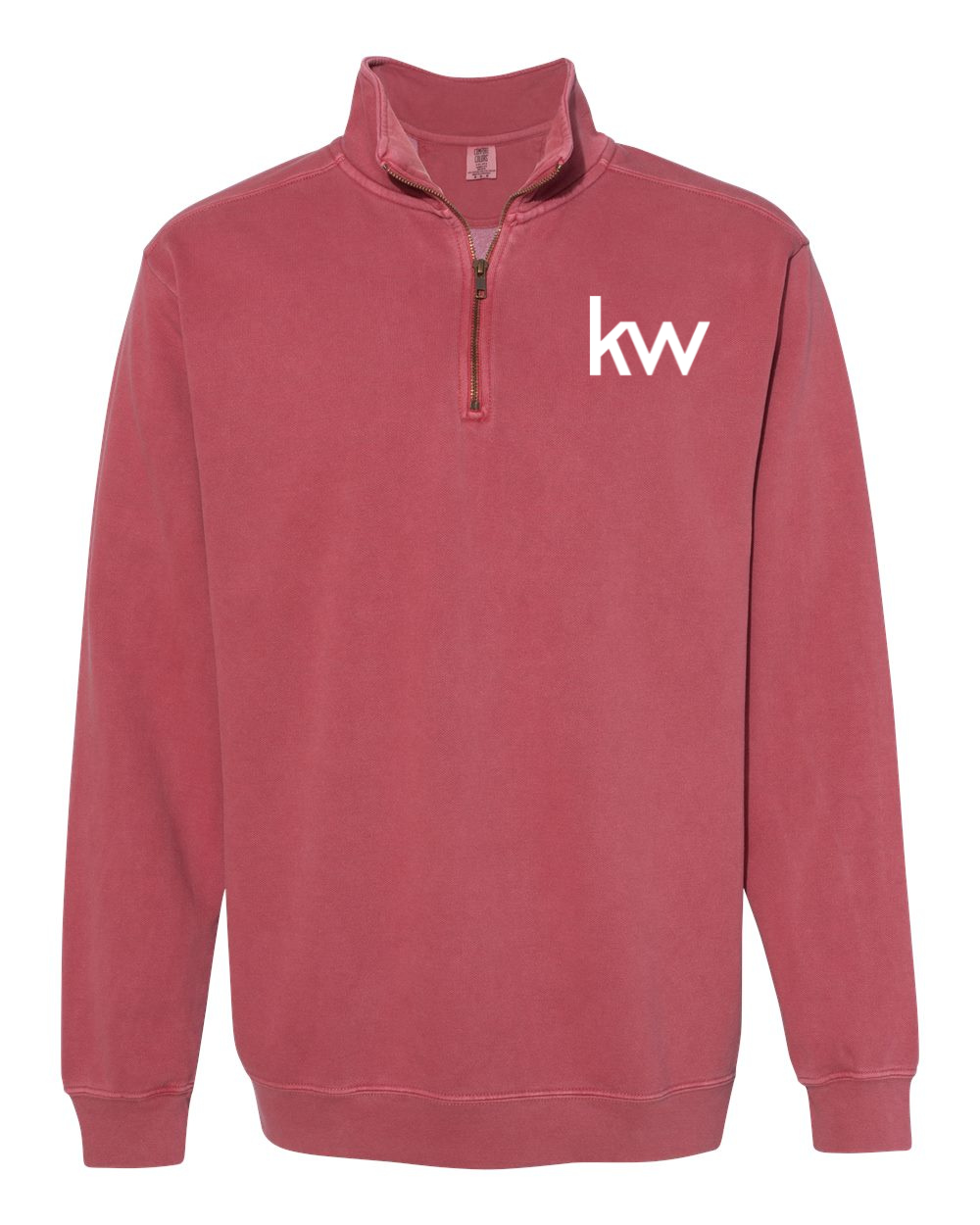 Comfort Colors Quarter Zip Sweatshirt - KW Logo