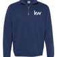 Comfort Colors Quarter Zip Sweatshirt - KW Logo