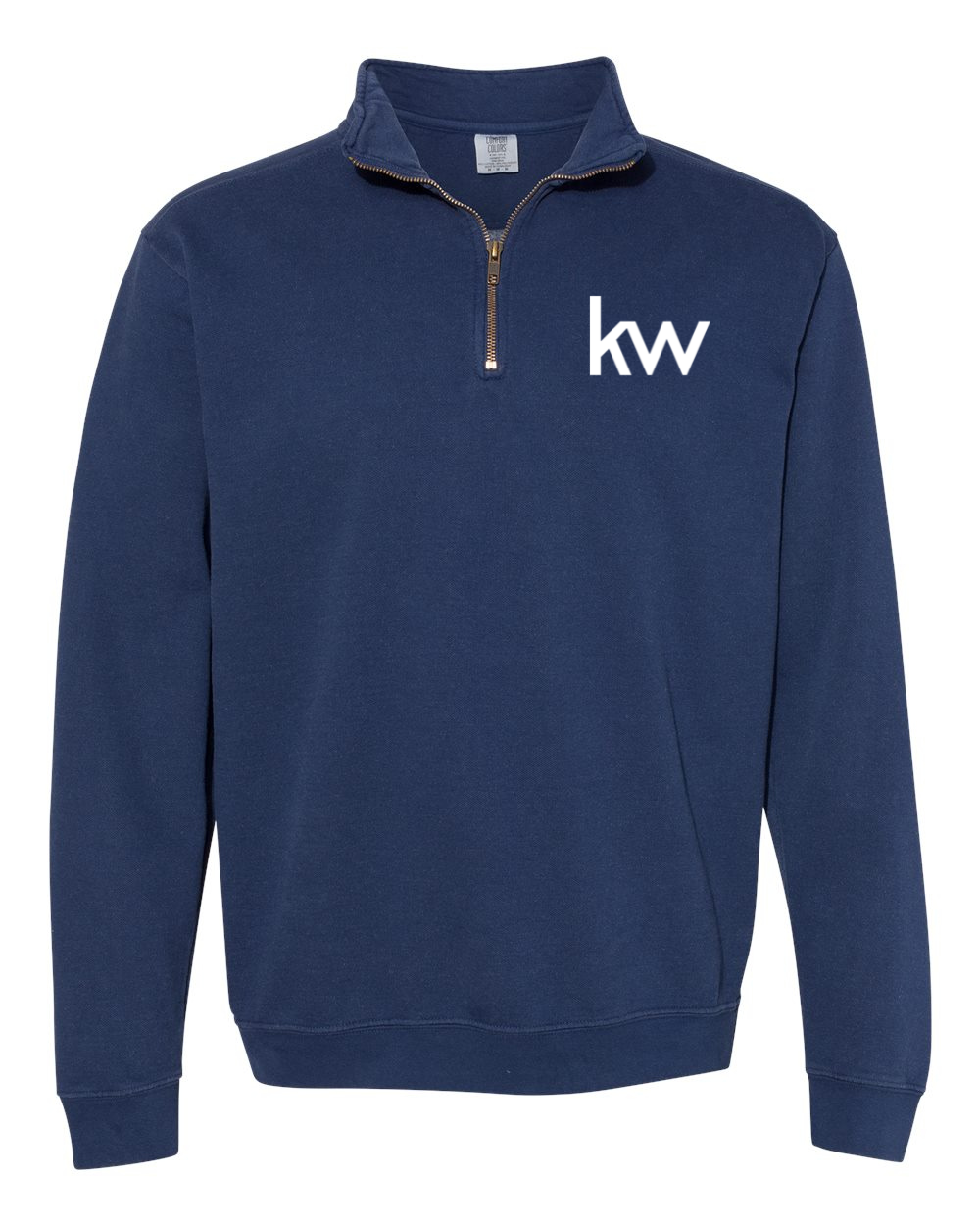 Comfort Colors Quarter Zip Sweatshirt - KW Logo