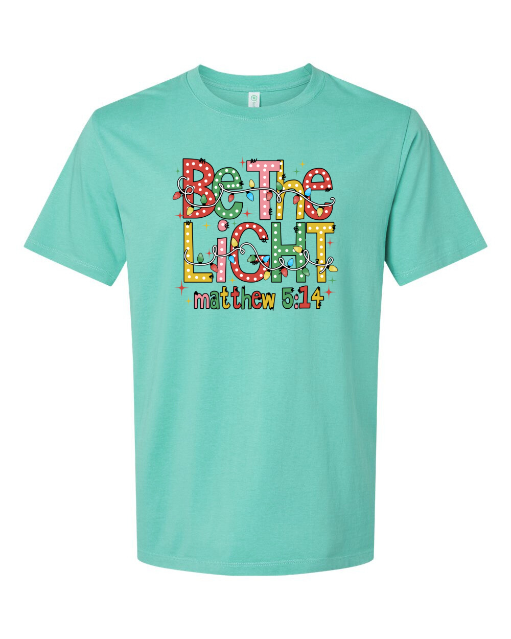 Be The Light Tee | Seafoam