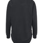 Land Sharks Logo (Grey) | Black Crewneck Tunic Sweatshirt