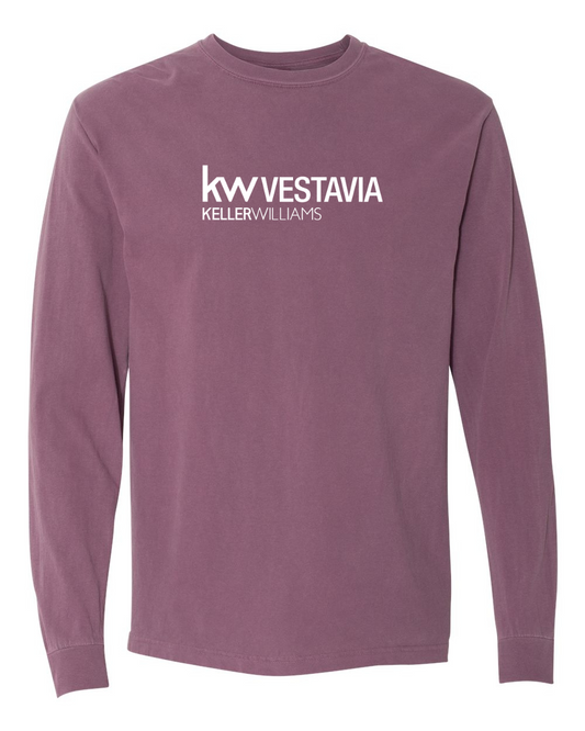 Comfort Colors Long Sleeve Tee - KW Vestavia Logo