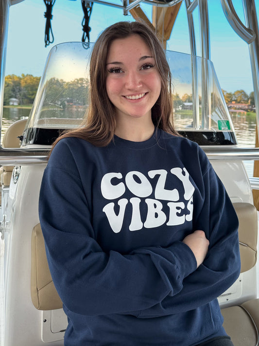 Cozy Vibes Sweatshirt | Navy