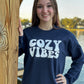 Cozy Vibes Sweatshirt | Navy