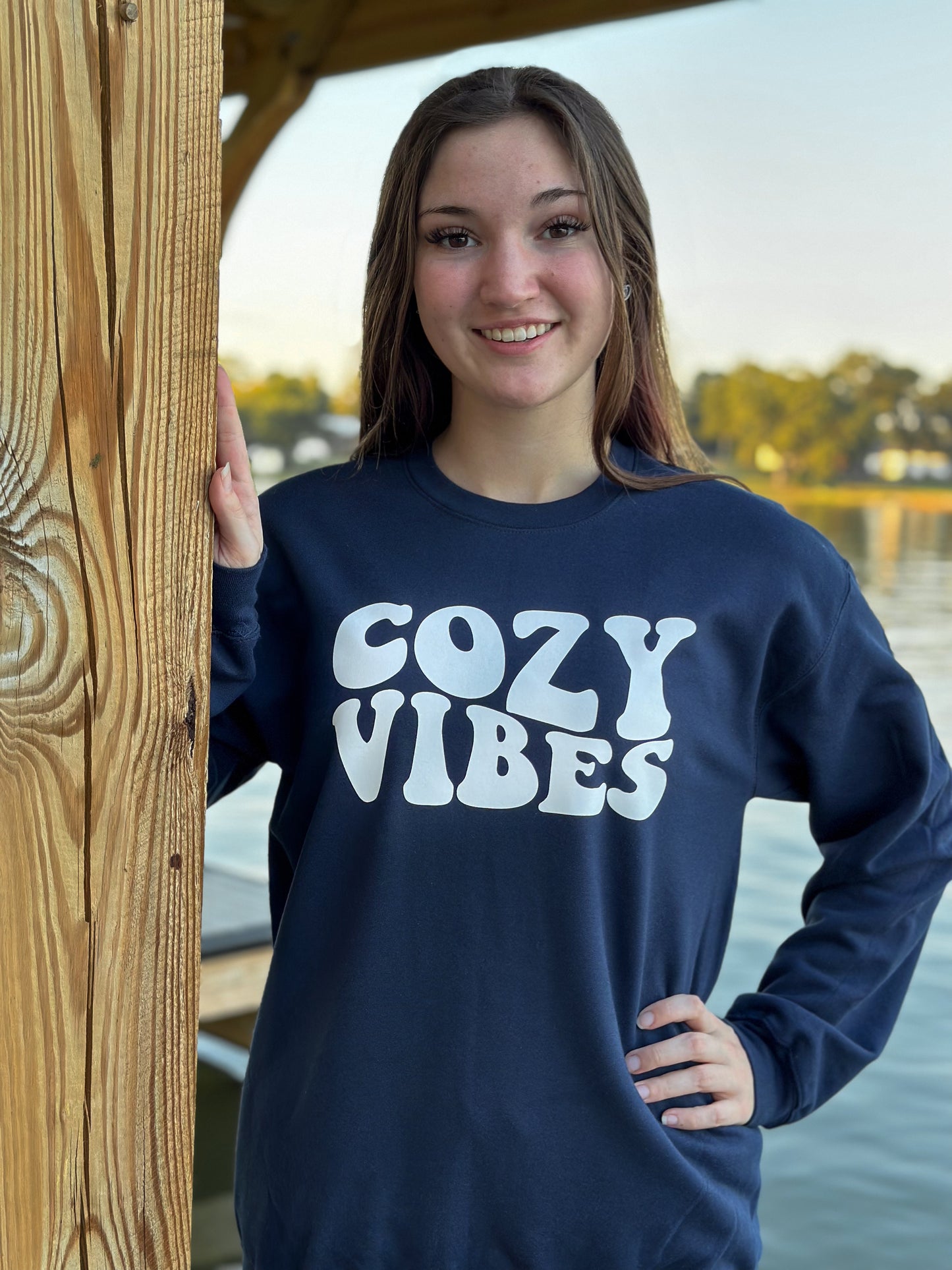 Cozy Vibes Sweatshirt | Navy