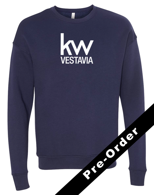Crewneck Sweatshirt - Navy - KW Vestavia Square logo
