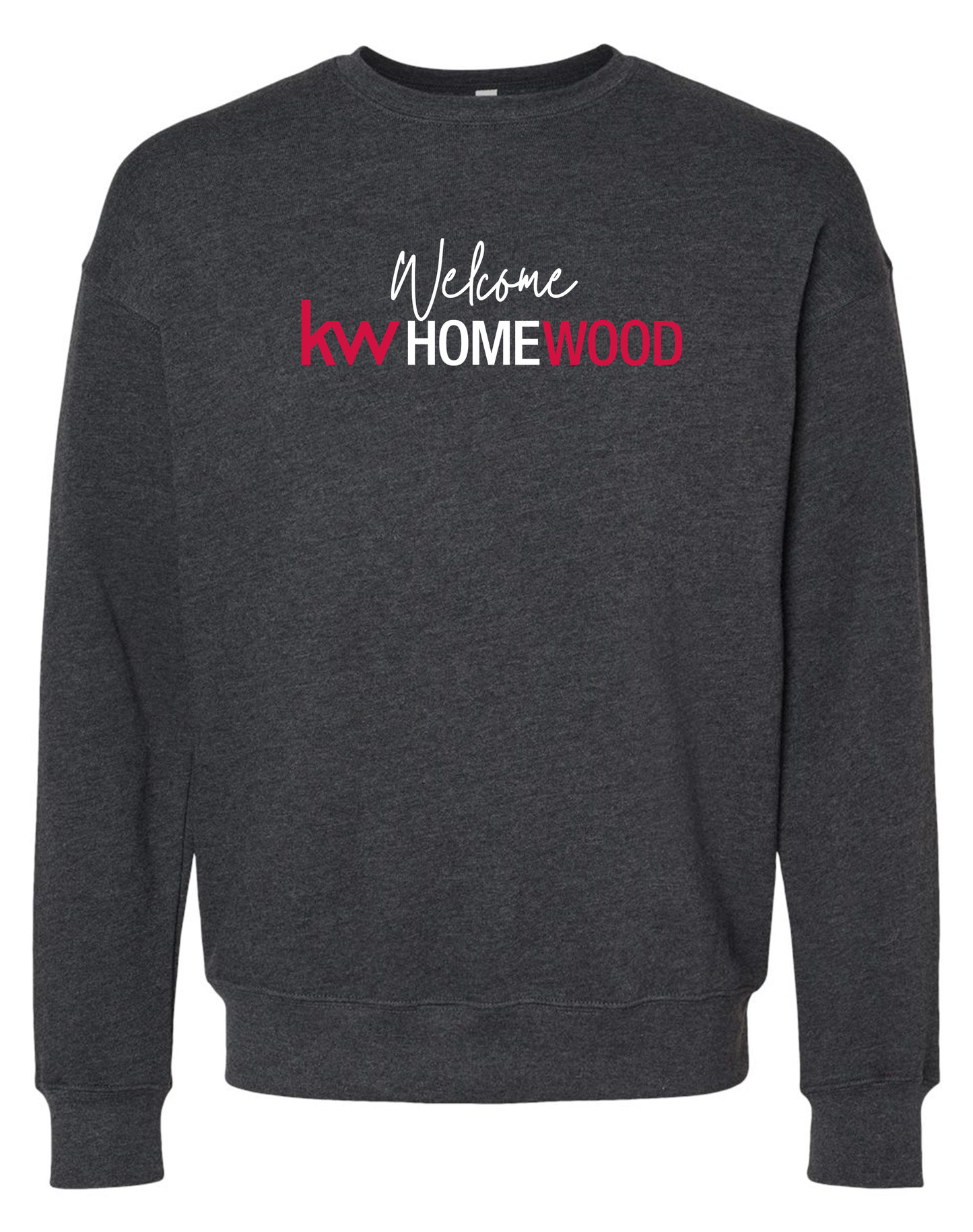 Crewneck Sweatshirt - Dark Grey Heather - Welcome Home