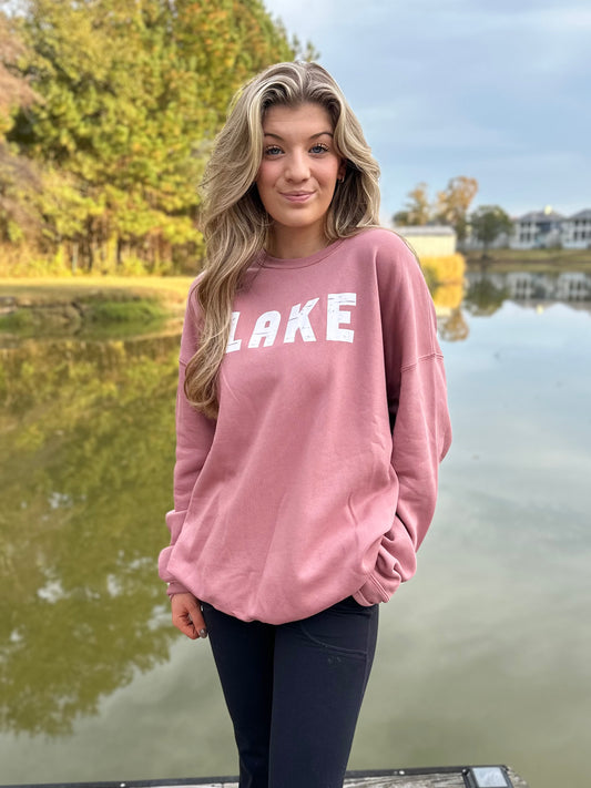 Lake Sweatshirt | Mauve