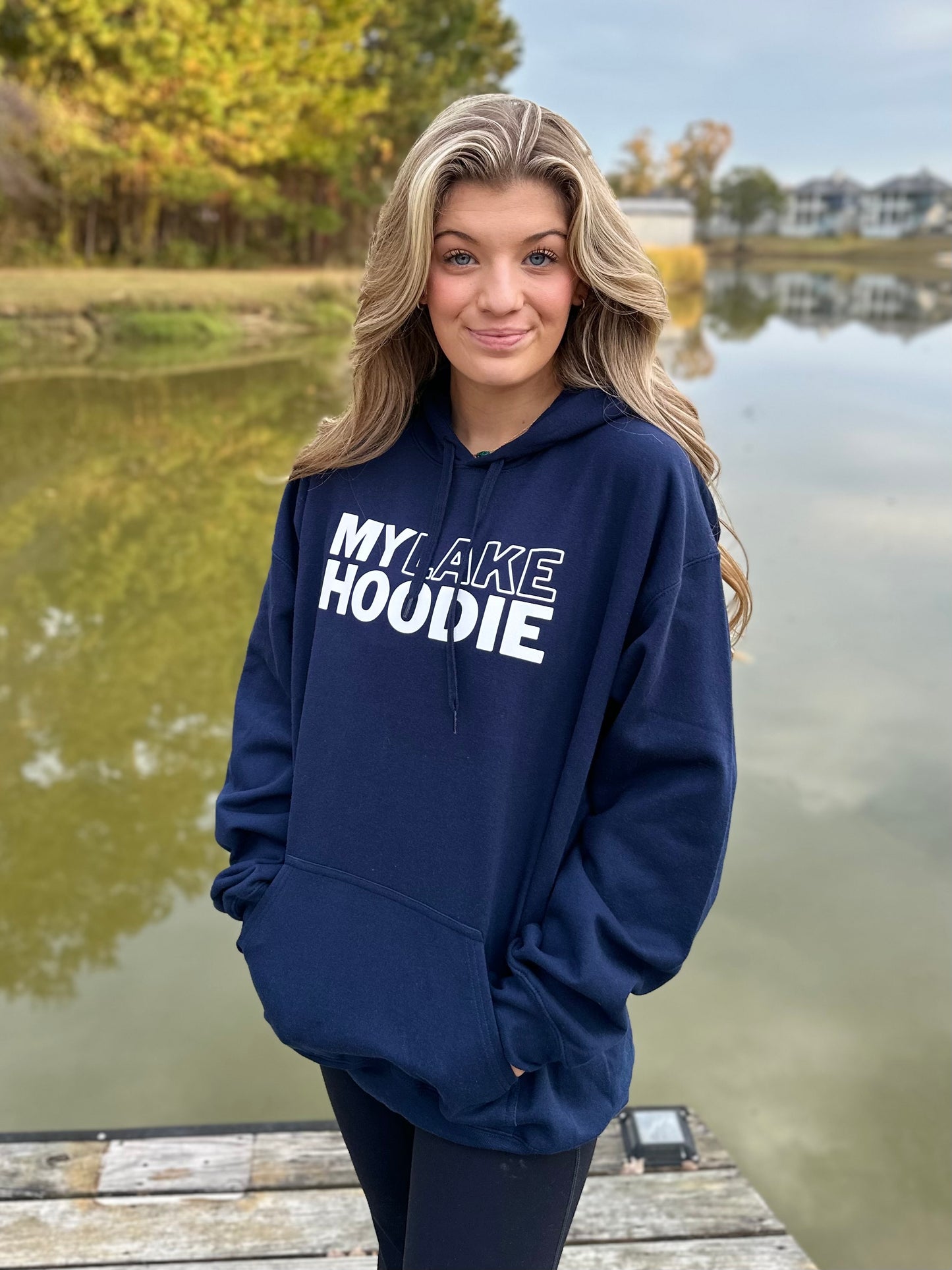 My Lake Hoodie | Navy