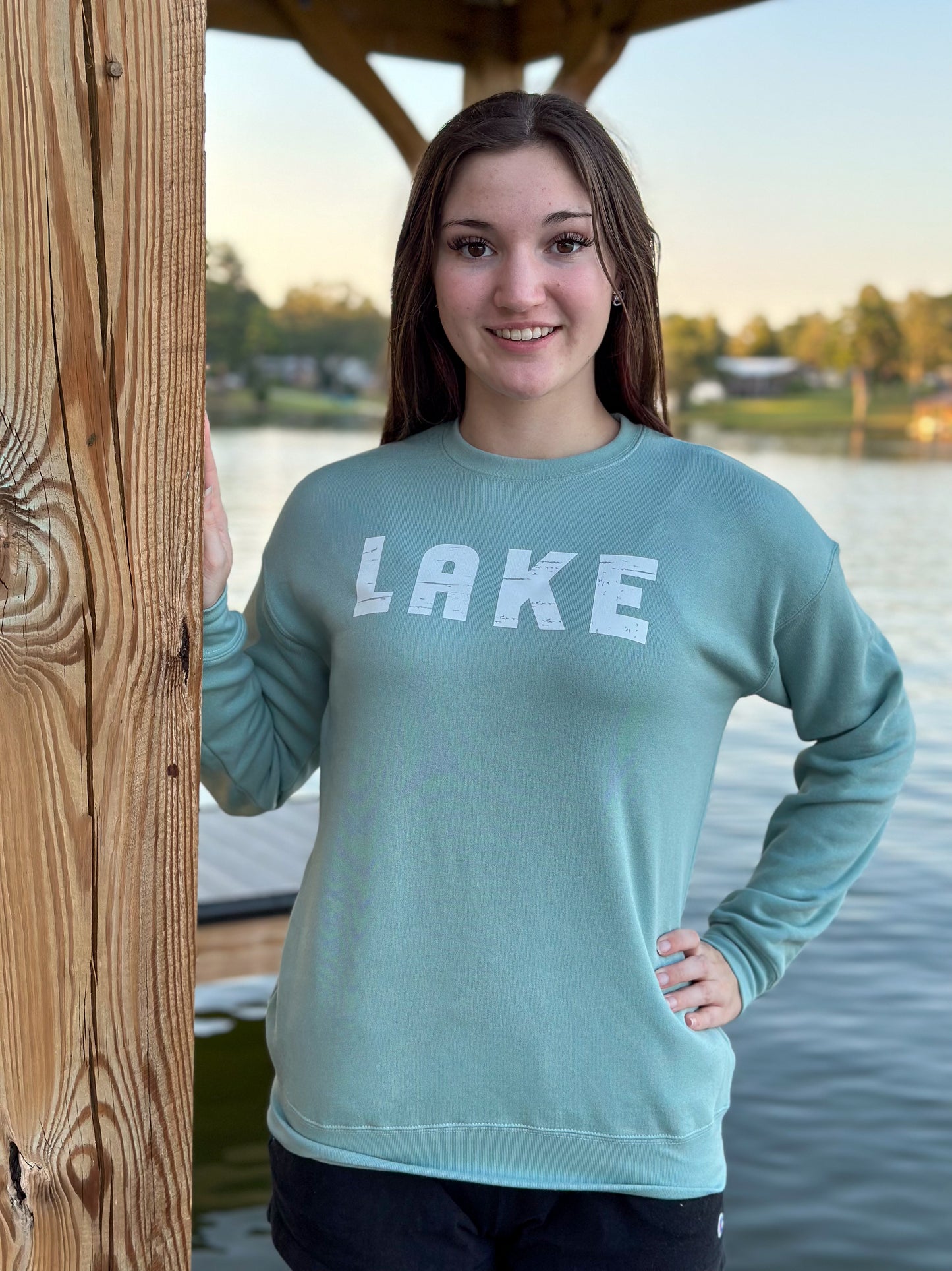 Lake Sweatshirt | Dusty Blue