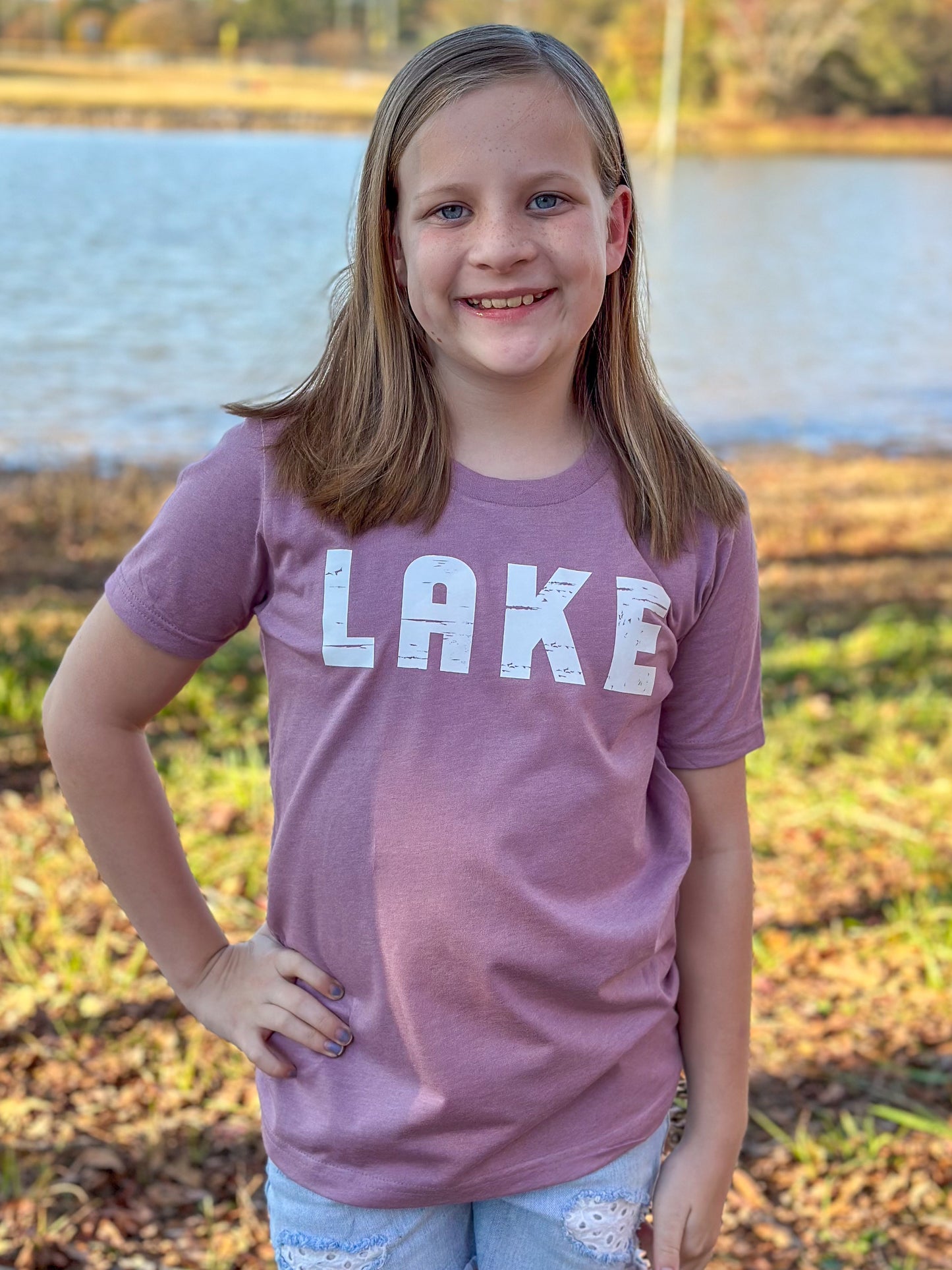 Youth | Lake Tee | Pink