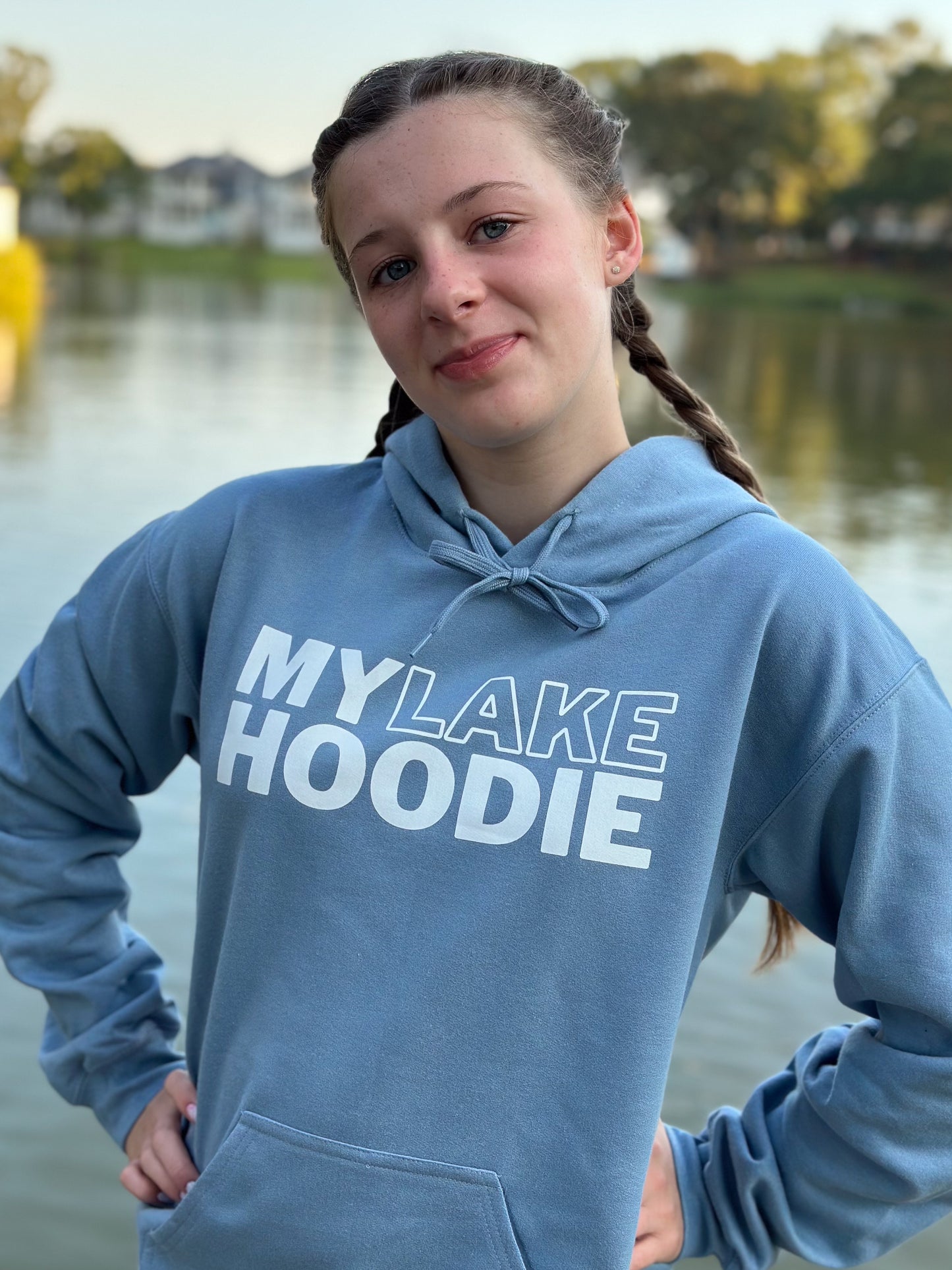 My Lake Hoodie | Light Blue