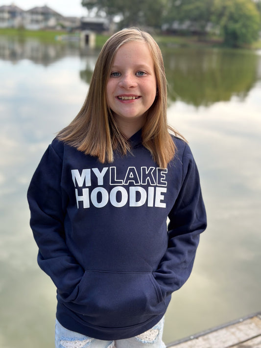 Youth | My Lake Hoodie | Navy