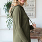 Ribbed Hooded Top | Olive