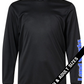 Land Sharks Sleeve Print (Blue) | Black Long Sleeve Performance Shirt