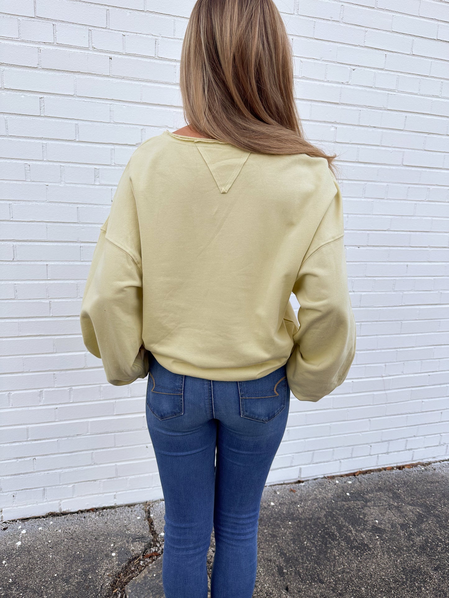 Reversible Color Block Sweatshirt