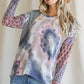 Tie Dye Multi Pattern Top