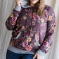 Plus Size Floral Hoodie