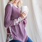 Floral Color Block Top