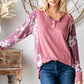 Plus Size Waffle Knit Top | Wine